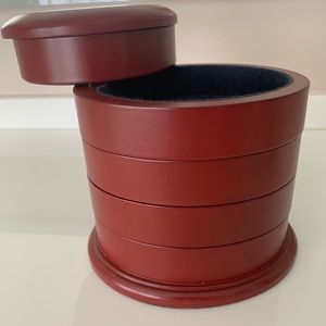 Jewelry Box Modern Wood Stacked by Norm Thompson